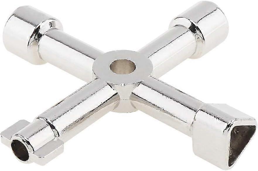 Cross Key Control Cabinet Multifunctional Key Plumber Cross Switch Key Universal Key Control - Image 1