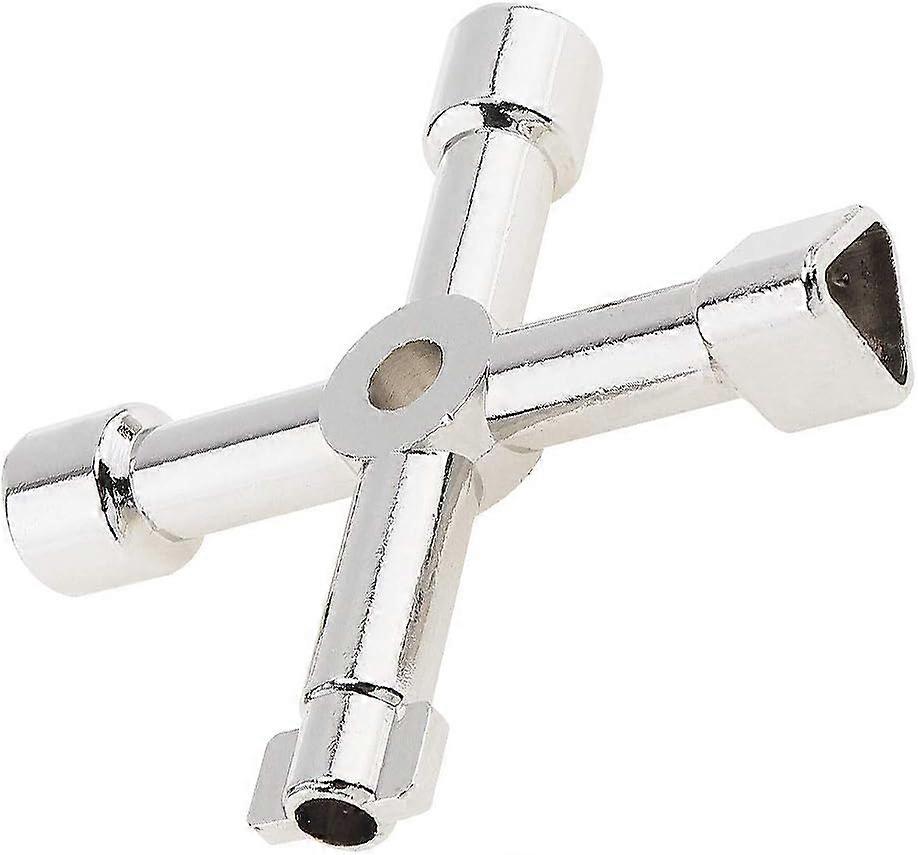 Cross Key Control Cabinet Multifunctional Key Plumber Cross Switch Key Universal Key Control - Image 3