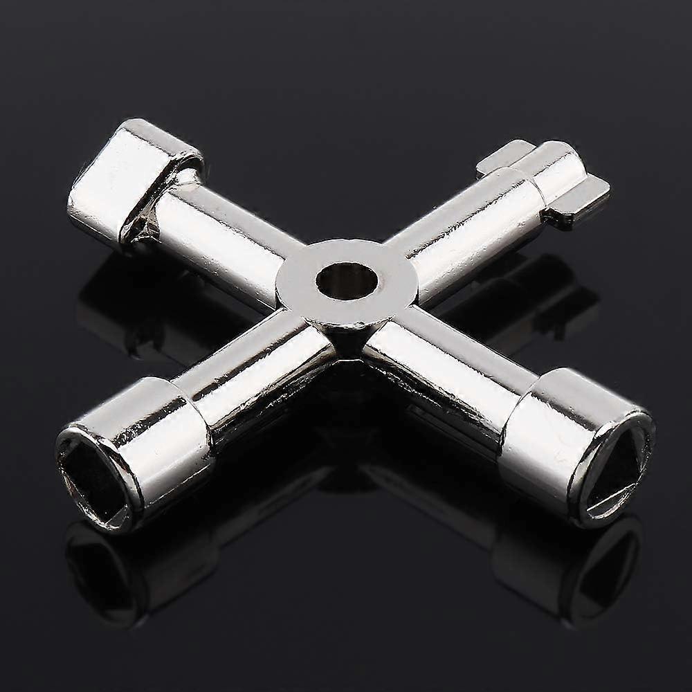 Cross Key Control Cabinet Multifunctional Key Plumber Cross Switch Key Universal Key Control - Image 4