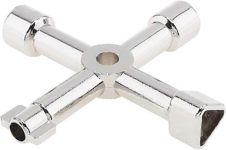 Cross Key Control Cabinet Multifunctional Key Plumber Cross Switch Key Universal Key Control - Image 1