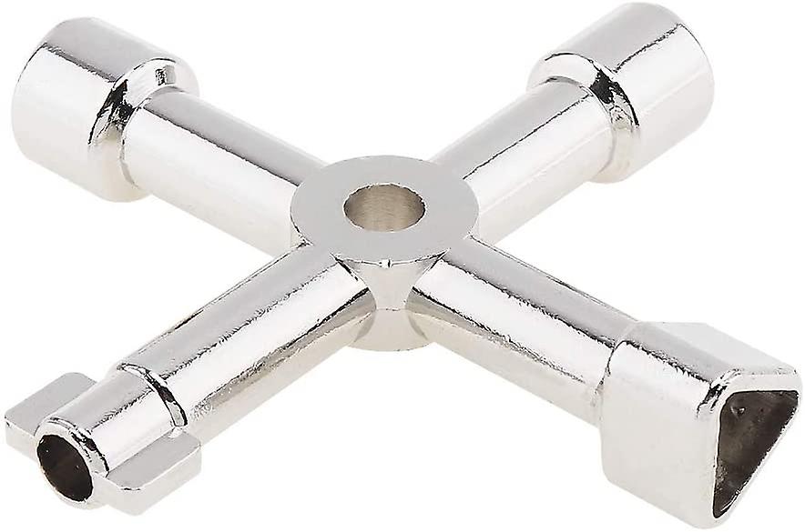 Cross Key Control Cabinet Multifunctional Key Plumber Cross Switch Key Universal Key Control - Image 1