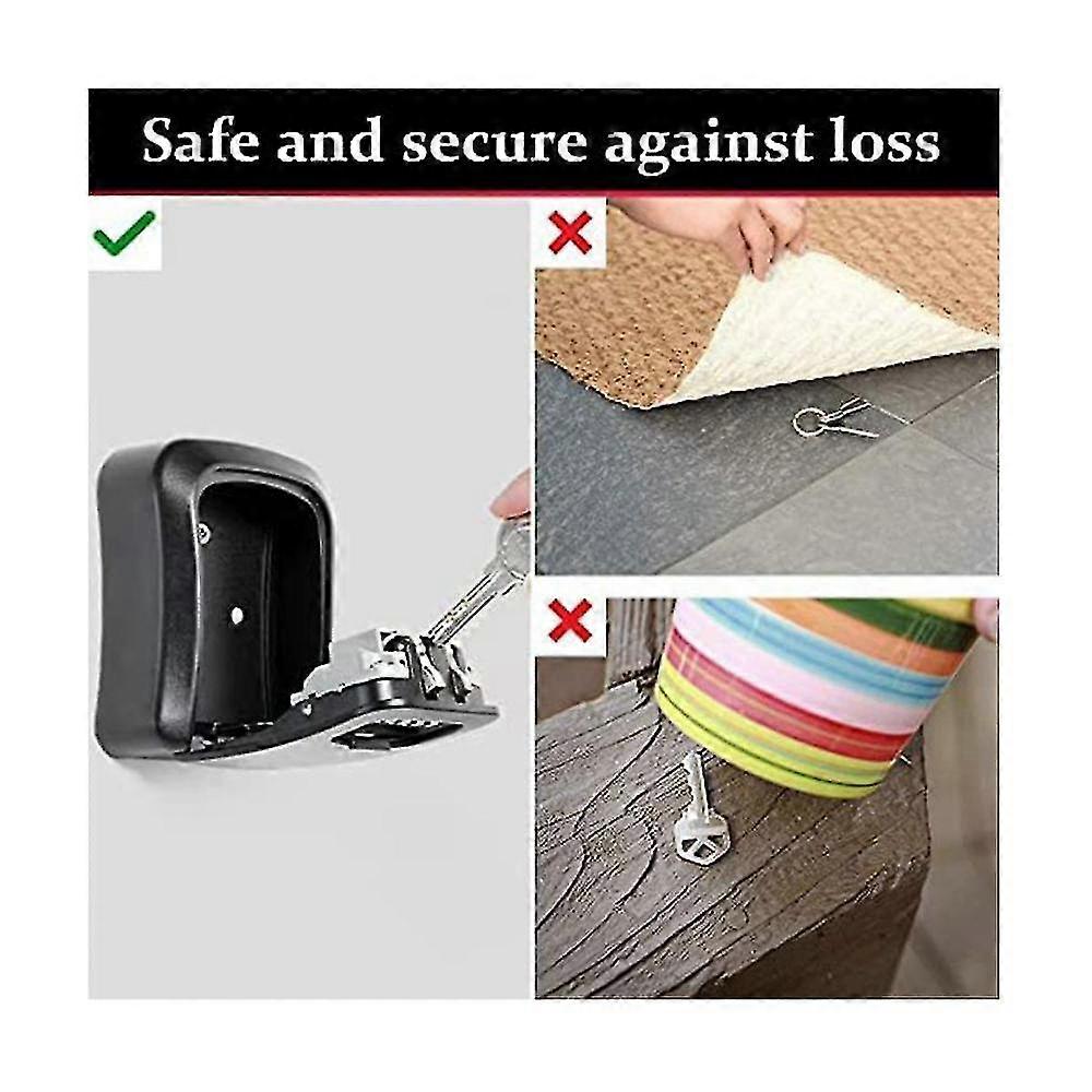 Key Box, Key Cabinet Izer, Metal Key Box, Mounted Key Stora B - Image 2