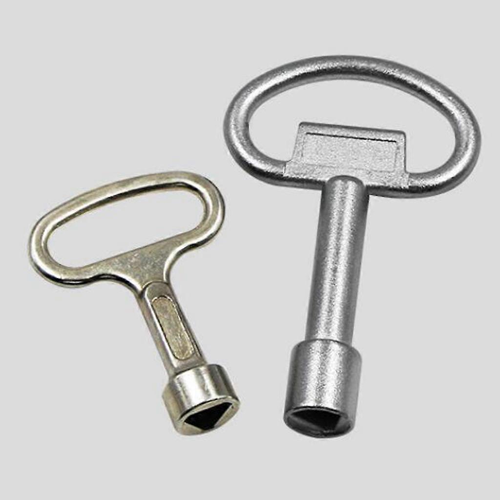 2xUniversal Triangle Switch Key Wrench Elevator Valve Electrical Cabinet Key L - Image 5