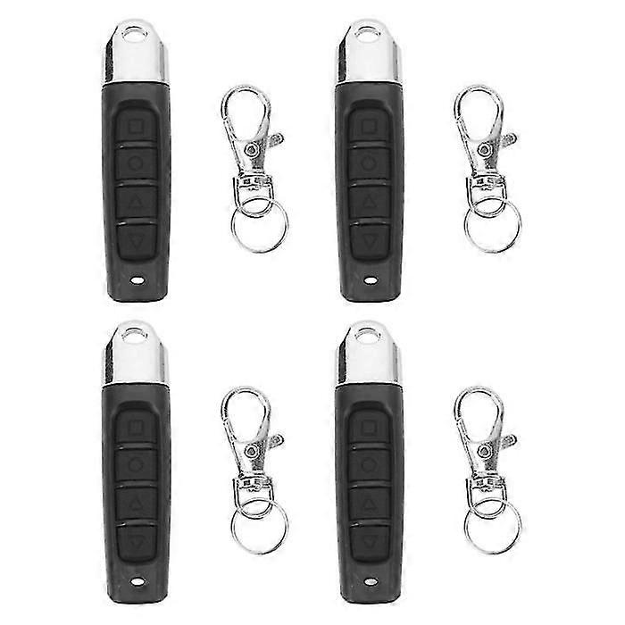 Cloning Remote Control Key 4pcs Cloning Remote Control Key Fob 433mhz 4 Channel Door Remote Control - Image 1