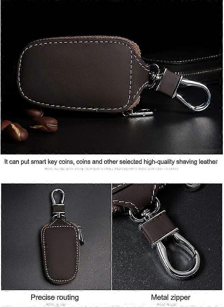 Pu Leather Keychain. Universal Car Key Cover Key Bag Key Protective Car Key Case - Image 3