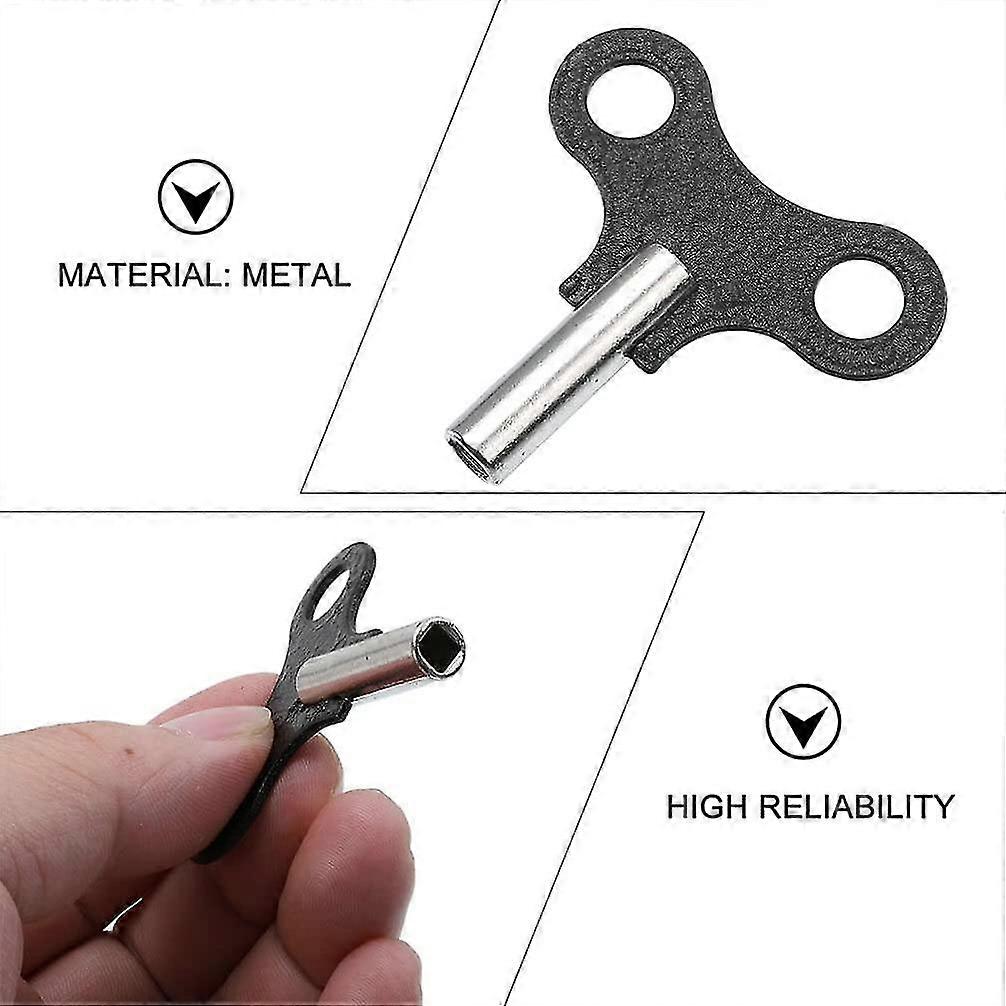 Nd Up Clock Key Mechanical Clock Key Universal Clock Key Tool (black) (4pcs) - Image 4