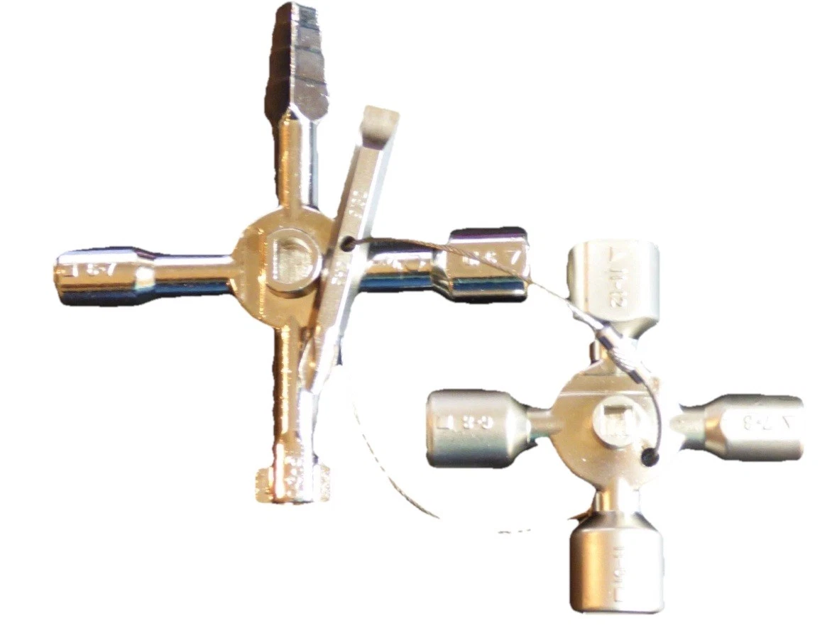 DuraTech Clé d'armoire de commande universelle double clé avec embout neuve dans sa boîte - Image 3