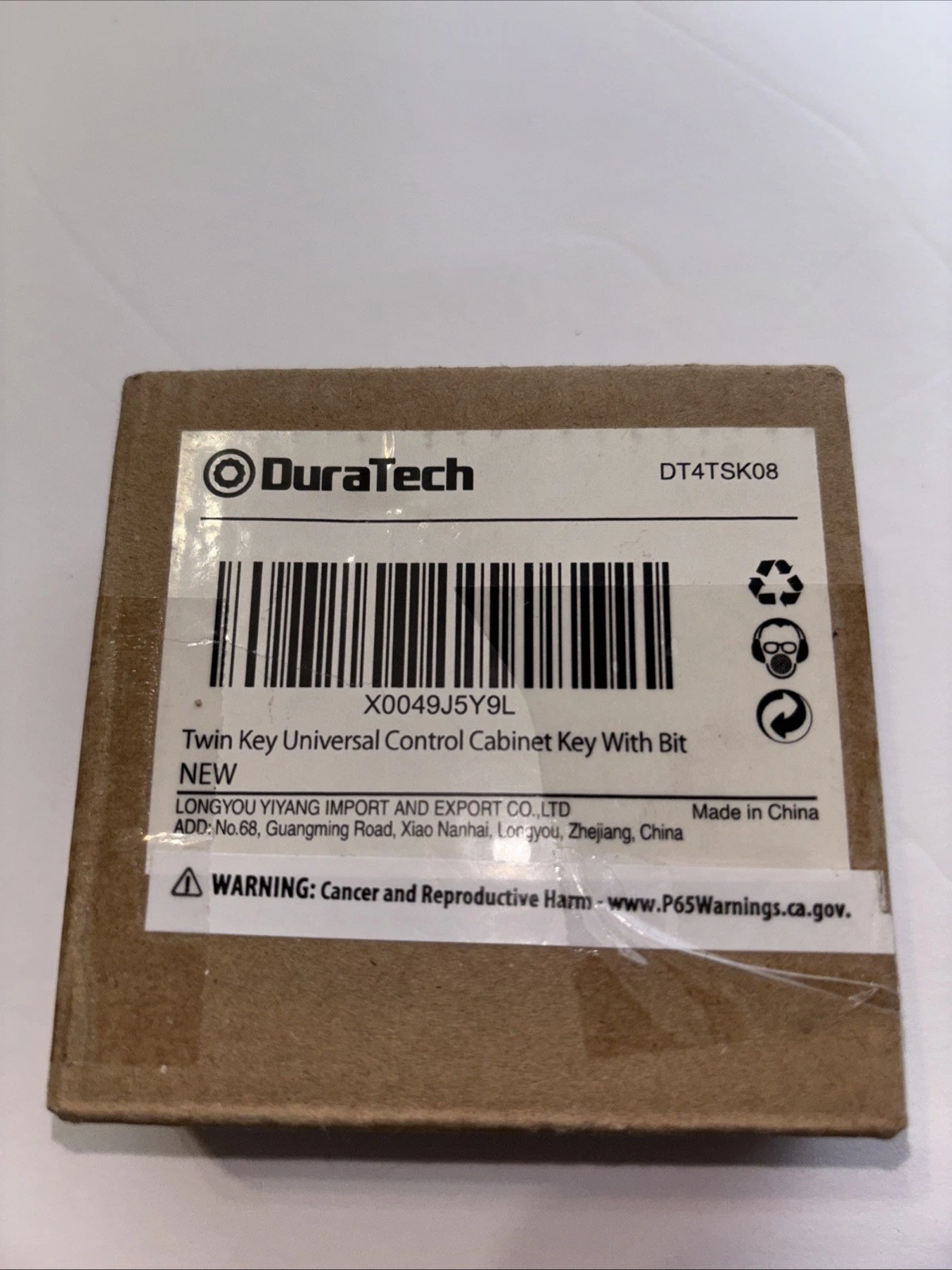 DuraTech Clé d'armoire de commande universelle double clé avec embout neuve dans sa boîte - Image 1