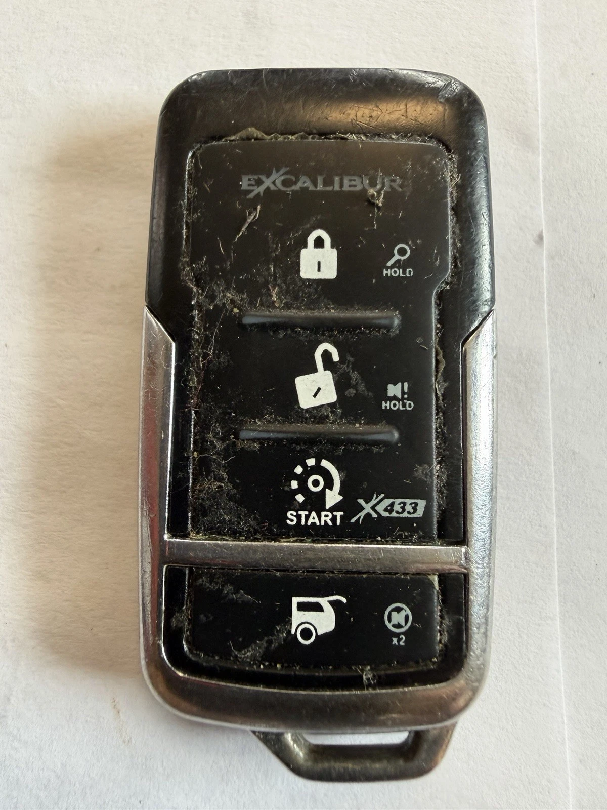 Télécommande sans clé Excalibur ELVNTQE émetteur porte voiture démarreur Omega (PAS DE LED LIRE) - Image 1