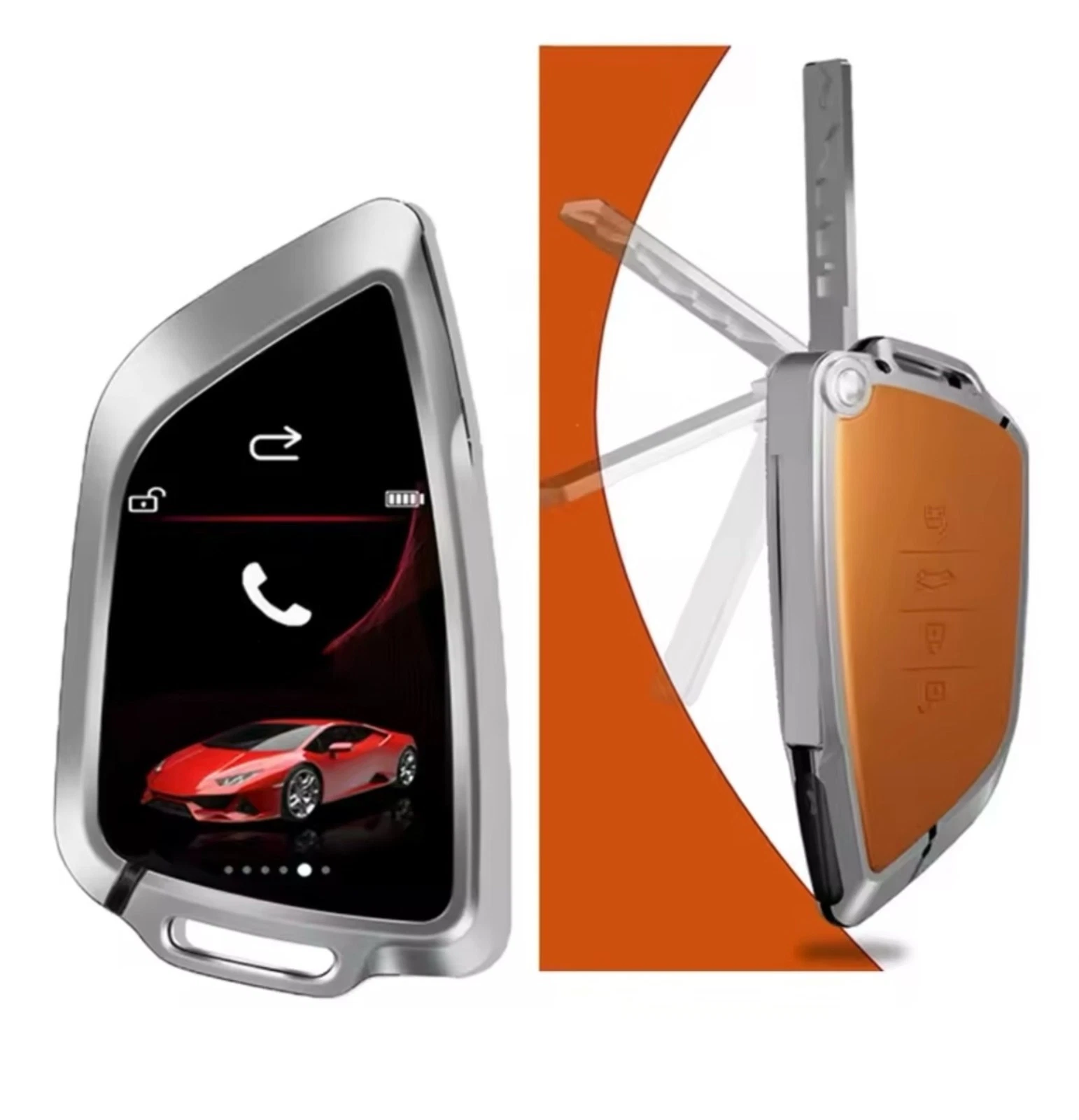 Smart LCD Clé de Voiture Écran Tactile PKE Kit d'Entrée Sans Clé Adaptateur OBD Universel Fob - Image 6