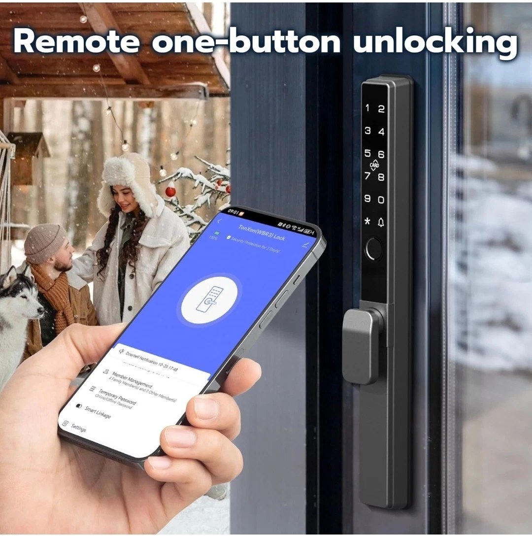 Serrure de porte coulissante, serrure de porte intelligente - Image 6