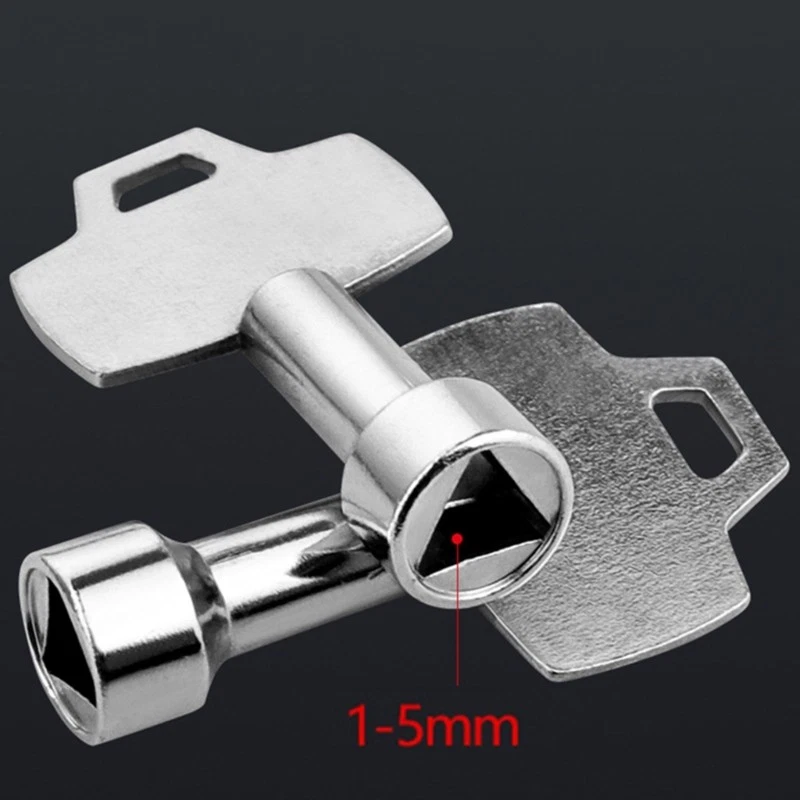 Universal Triangles Wrench Key for Train Electrical Elevator Cabinet Valves - Image 3