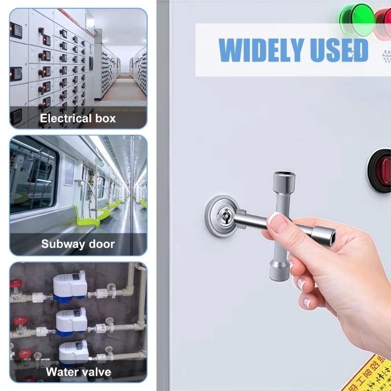 Professional Triangle Wrench Key Universal Triangular Key Tool Portable - Image 1