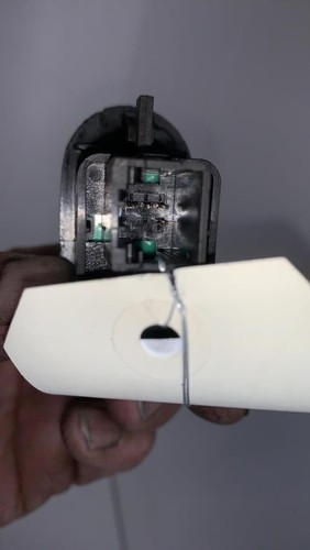 Universal Fit  Luminous Ignition Engine Start Cover Key Hole Ring Sticker Blue - Image 8