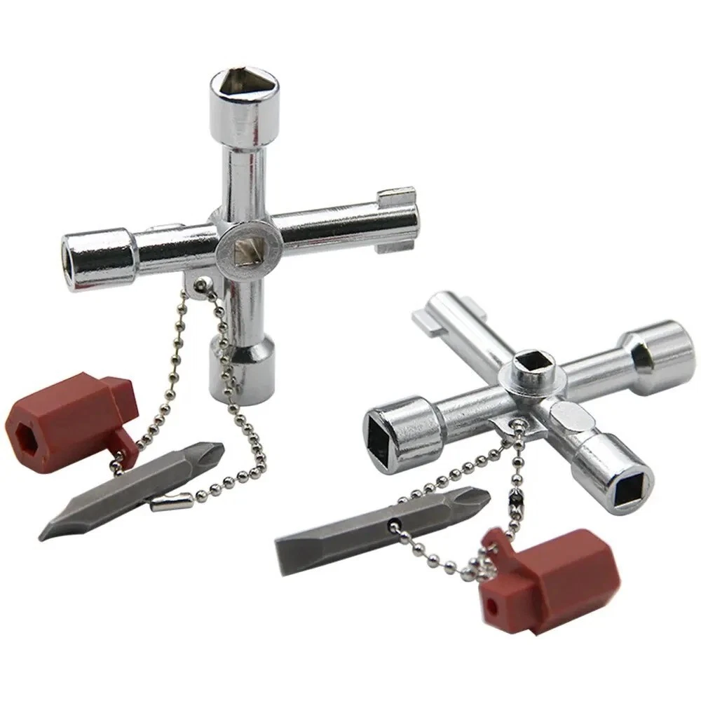 4in1 Universal Control Cabinet Key Electrical Elevator Valve Triangle Square Too - Image 3