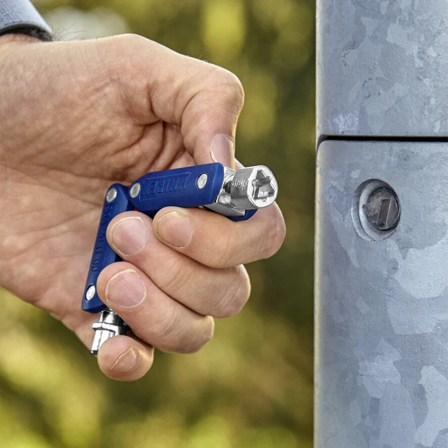 KNIPEX 001106V03 Control Cabinet Key - Blue - Image 5