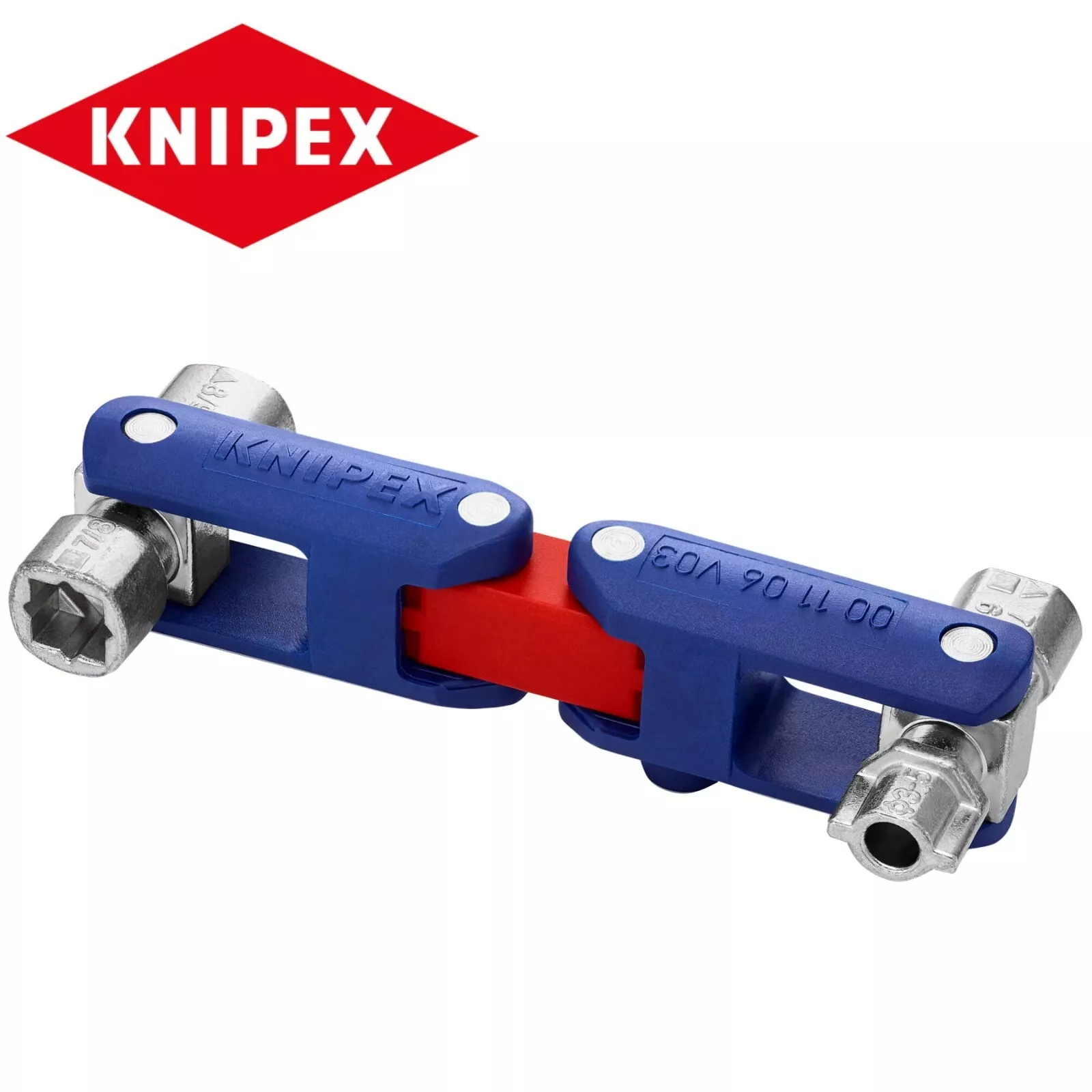 Knipex Universal Double Joint Control Utility Gas Cabinet Key Tool 00 11 06 V03 - Image 3