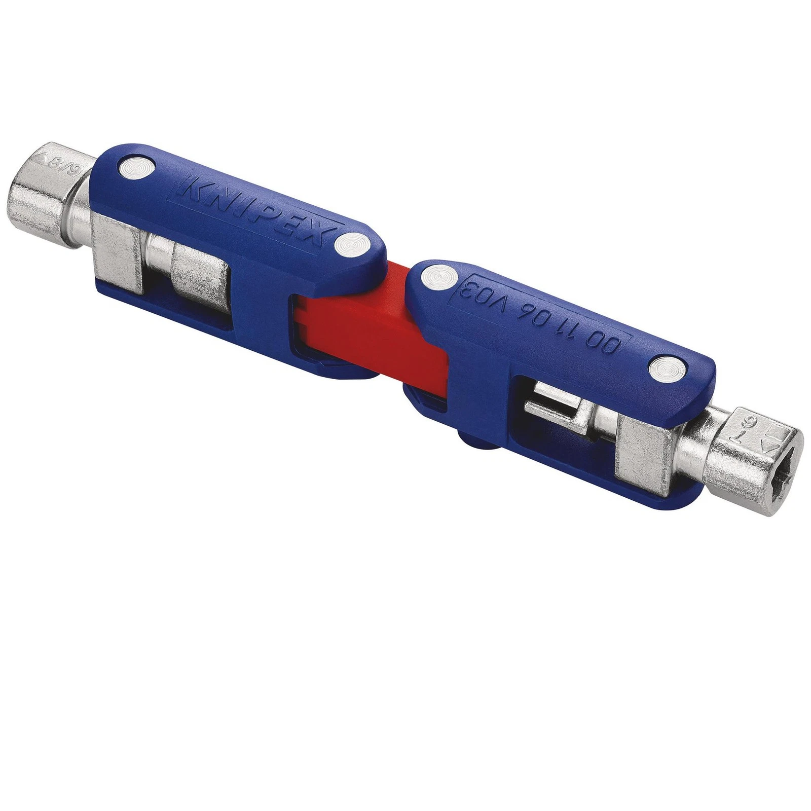 KNIPEX Control Cabinet Key DoubleJoint Square 5.0 8.0mm Triangle 7.0 9.0mm 99408 - Image 1