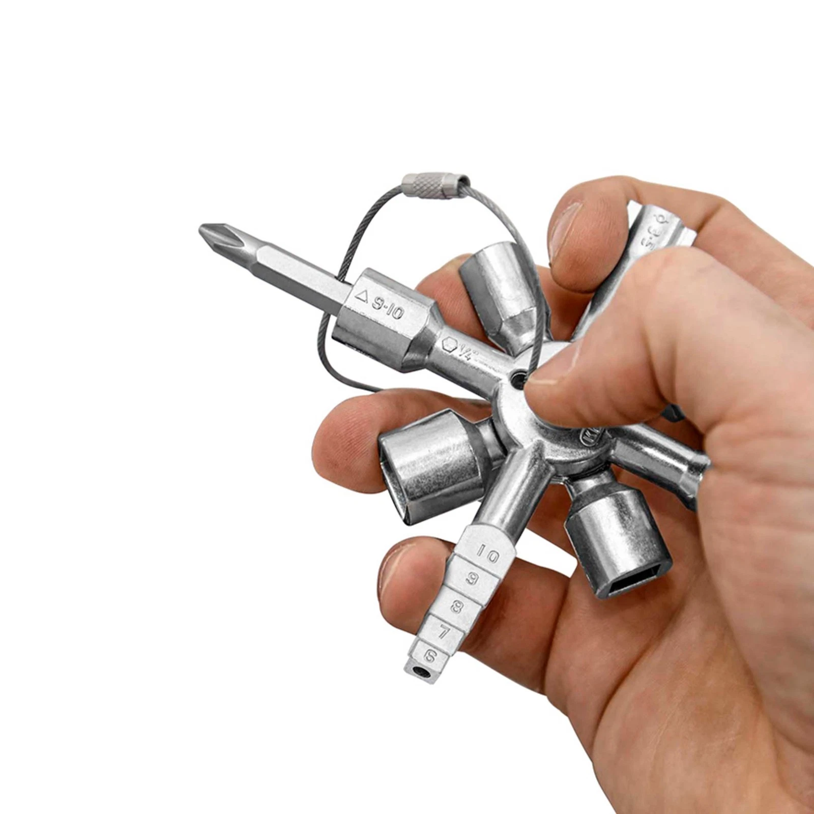 Knipex TwinKey Control Cabinet Key And Shut Off Systems 92mm 23608 - Image 3