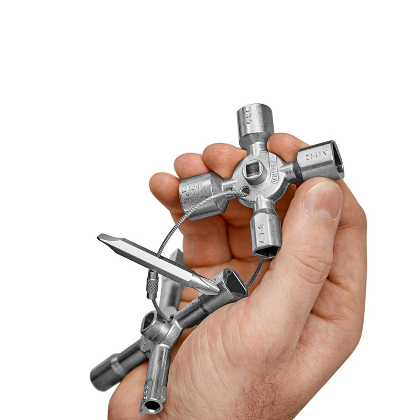 Knipex TwinKey Control Cabinet Key And Shut Off Systems 92mm 23608 - Image 4