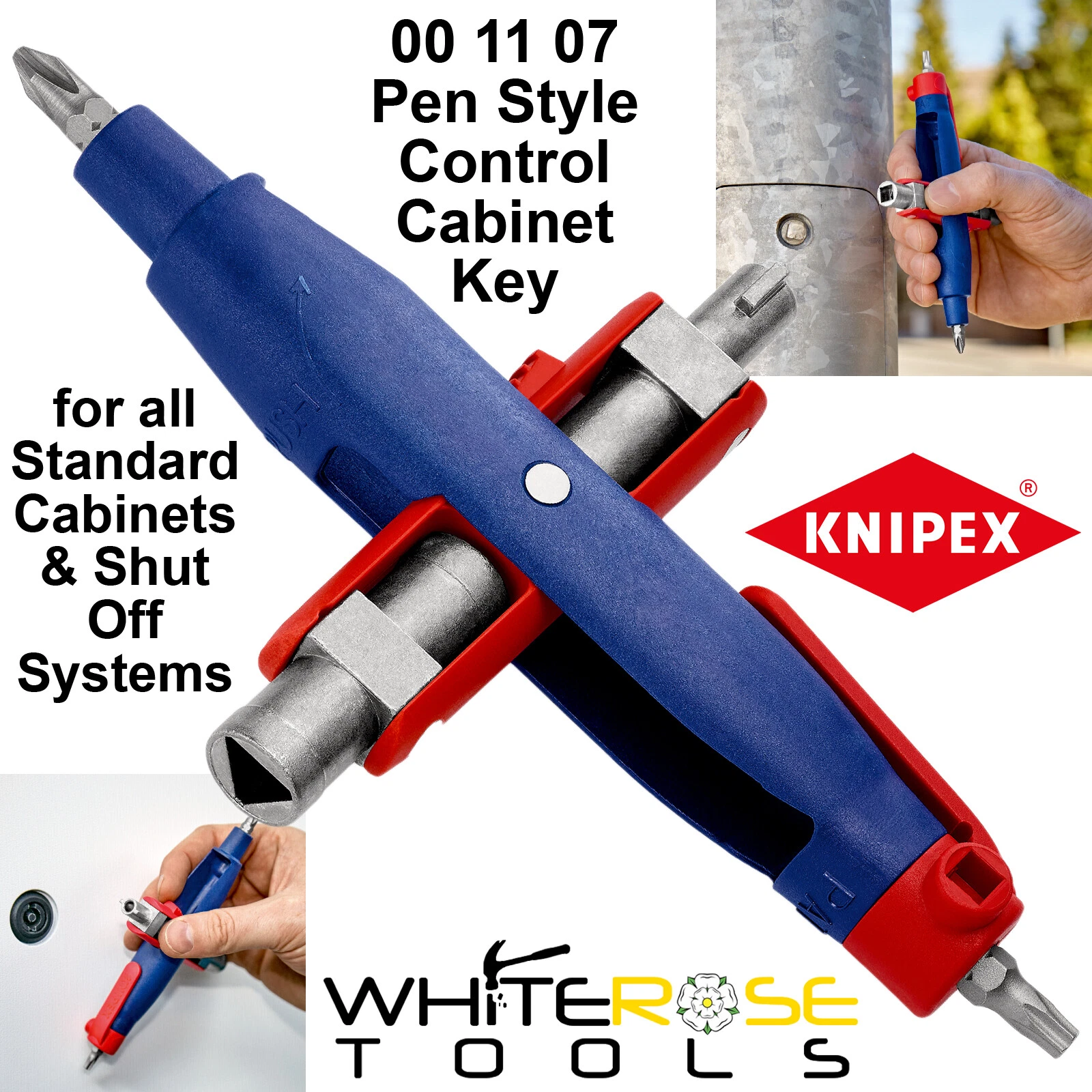 Knipex Pen Style Control Cabinet Key Standard Utility Gas Cabinets Plumbing Tool - Image 1