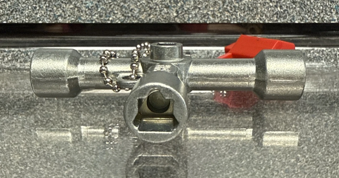 Knipex 2 3/4" Control Cabinet Key | 00 11 03 | Great Shape | Ships Fast - Image 4