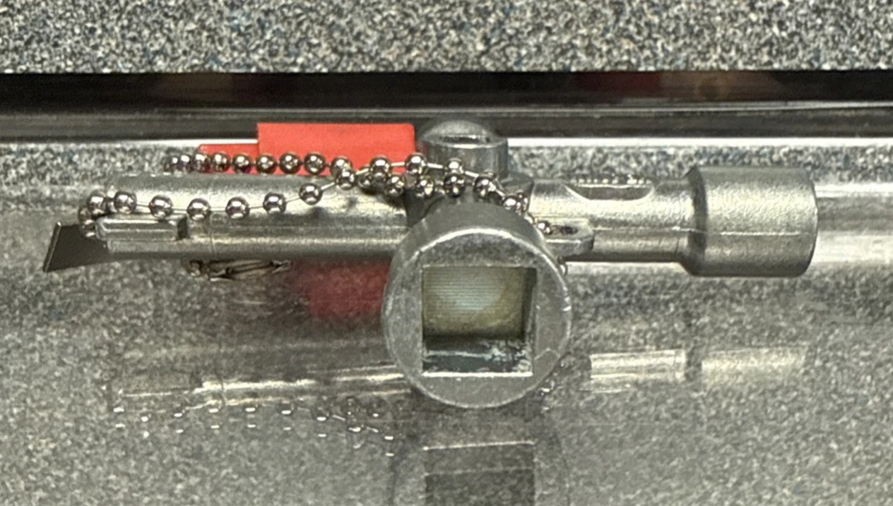 Knipex 2 3/4" Control Cabinet Key | 00 11 03 | Great Shape | Ships Fast - Image 5