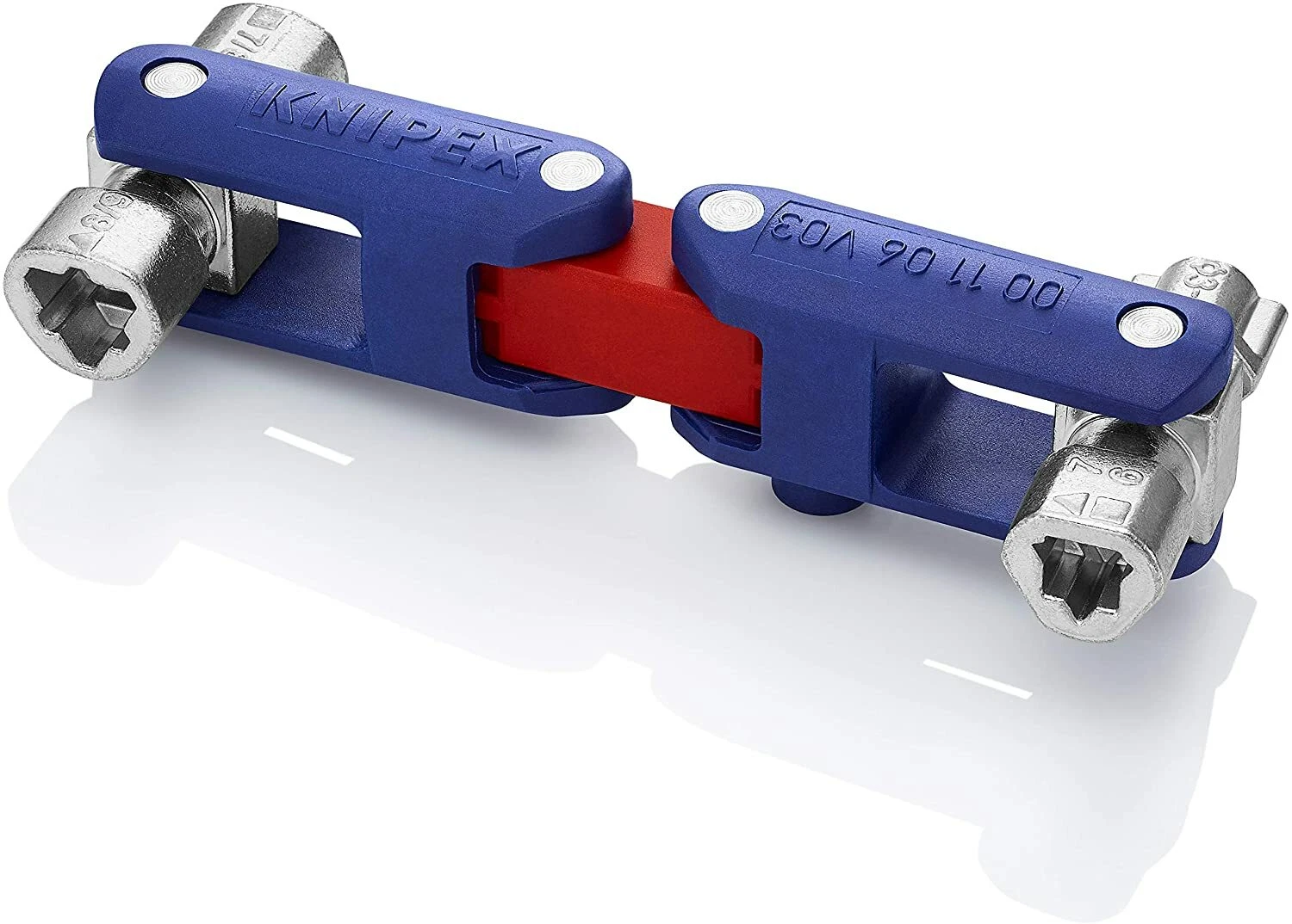 Knipex 00 11 06 V03 Universal Double Joint Control Utility Gas Cabinet Key Tool - Image 2