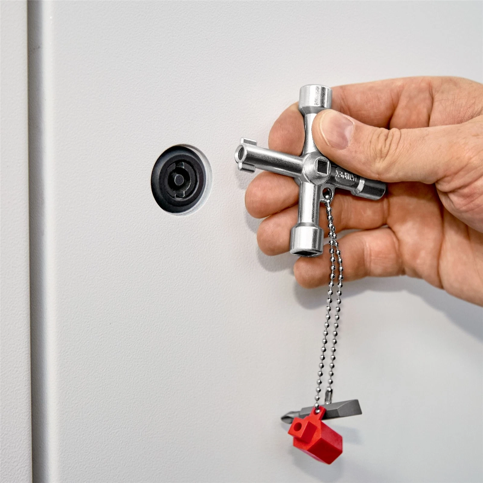 Knipex Control Cabinet Key Standard Cabinets Shut-Off Systems 76mm 00 11 03 - Image 10