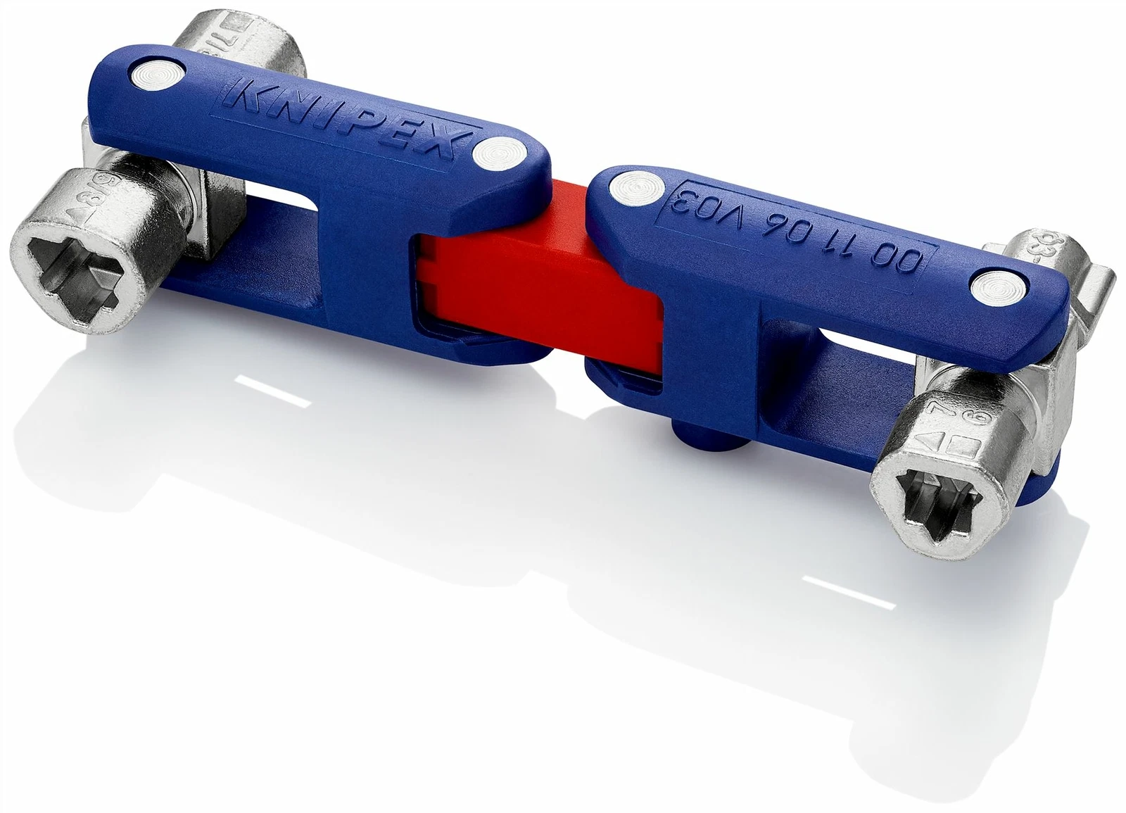 Knipex Control Cabinet Key Doublejoint Service Keys Plumbing 62mm 00 11 06 V03 - Image 3