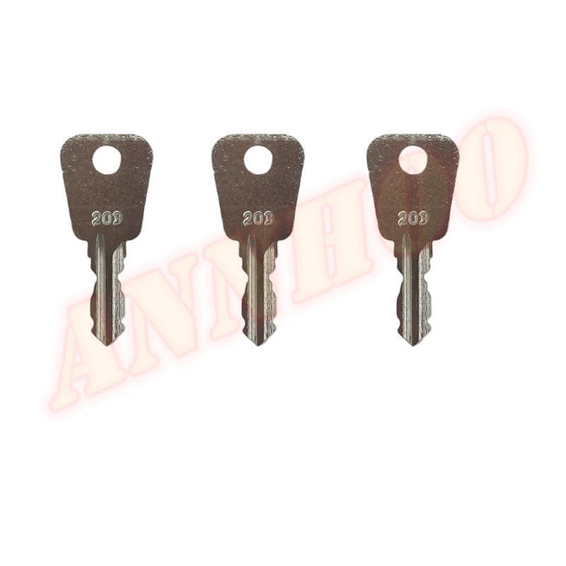 3pcs For ABB Robot IRC5 Control Cabinet Key 3HAC052287-002 Automatic Gear Switch - Image 1