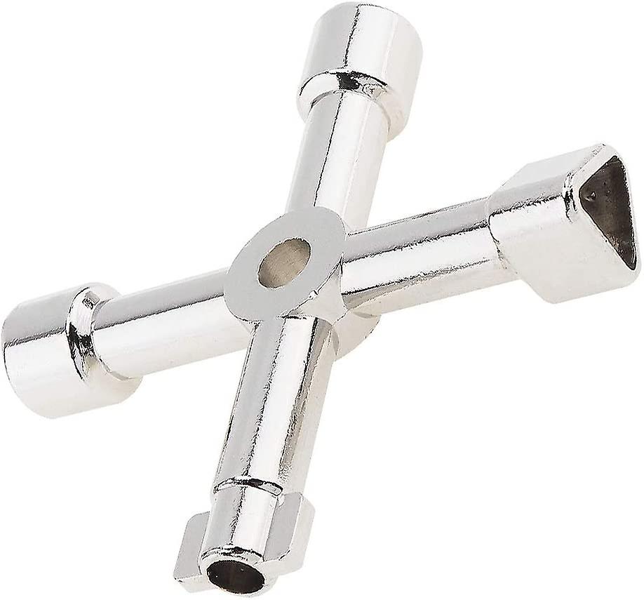 Cross Key Control Cabinet Multifunctional Key Plumber Cross Switch Key Universal Key Control - Image 3