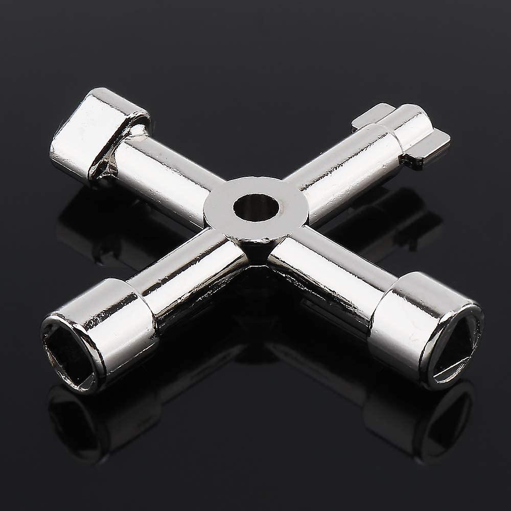 Cross Key Control Cabinet Multifunctional Key Plumber Cross Switch Key Universal Key Control - Image 5