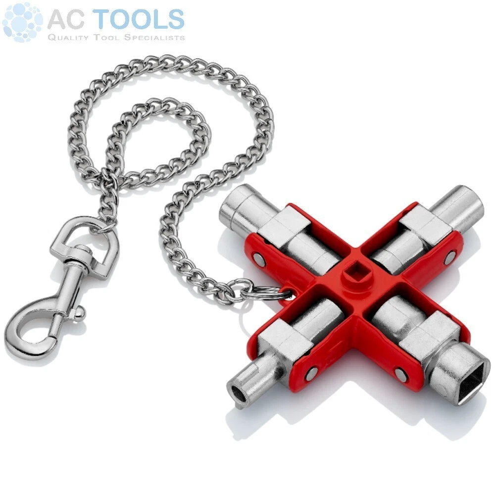 Knipex Universal Control Cabinet Key (Electrical, Plumbing) - 001106 - Image 1