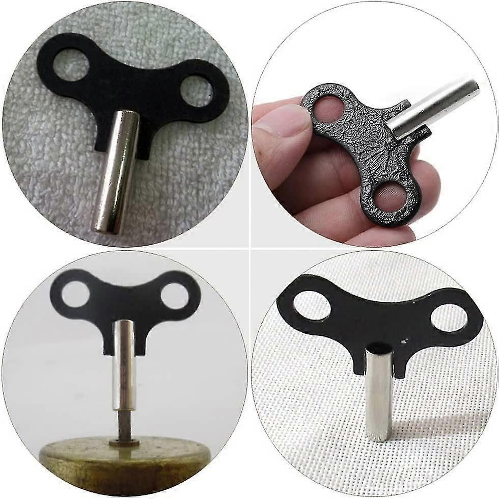 Nd Up Clock Key Mechanical Clock Key Universal Clock Key Tool (black) (4pcs) - Image 2