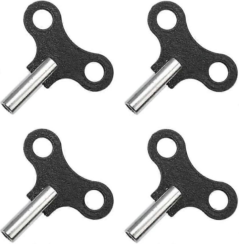 Nd Up Clock Key Mechanical Clock Key Universal Clock Key Tool (black) (4pcs) - Image 1