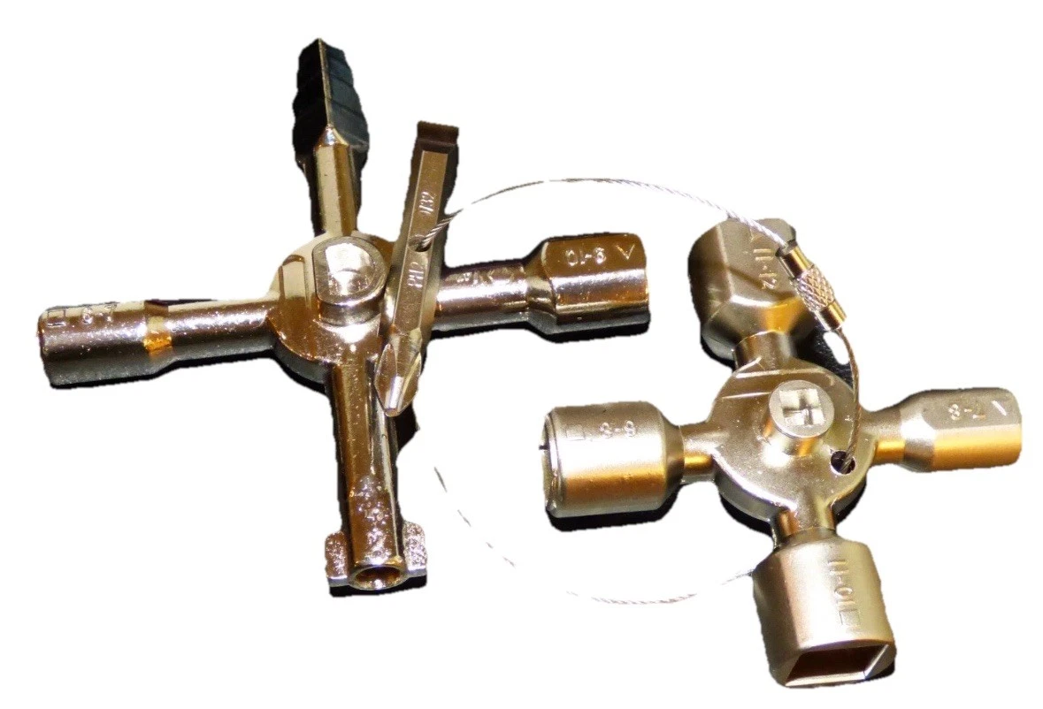 DuraTech Clé d'armoire de commande universelle double clé avec embout neuve dans sa boîte - Image 2