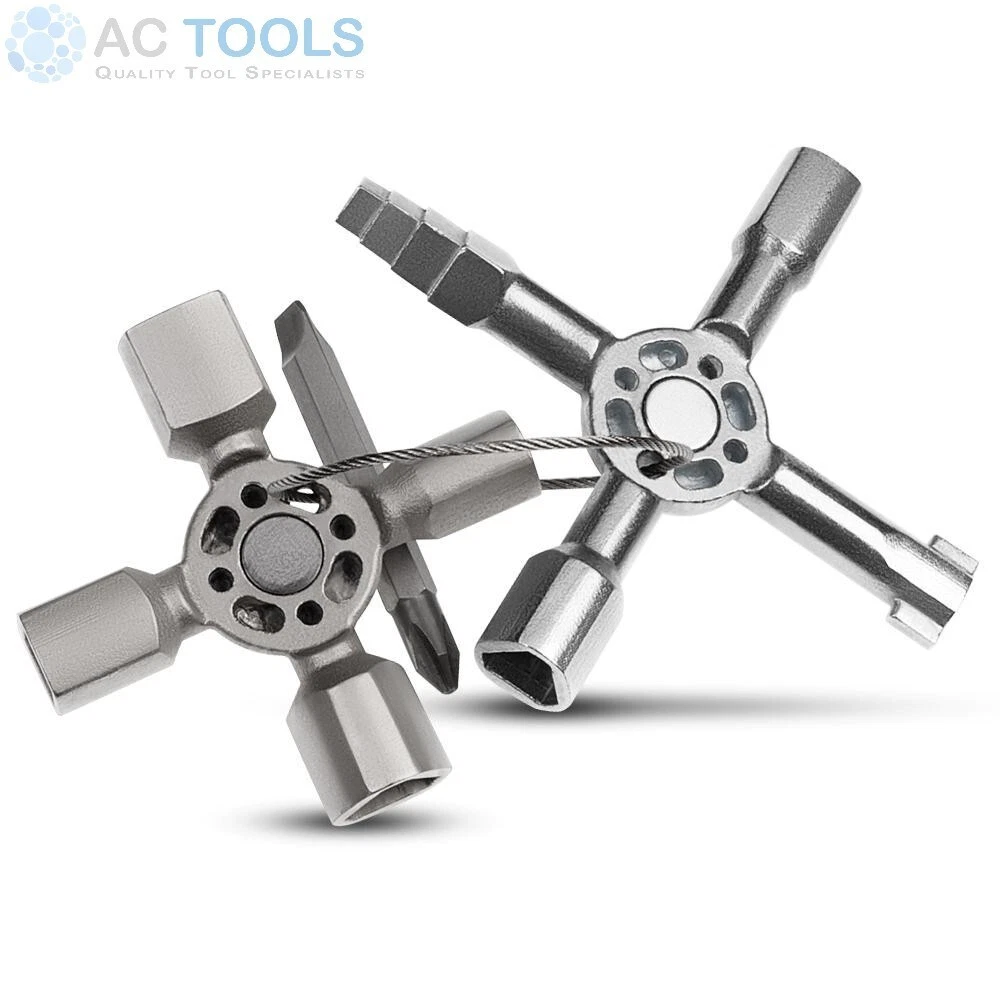 Knipex TwinKey Control Cabinet Key (Electrical, Plumbing, Switchboards) - 001101 - Image 2