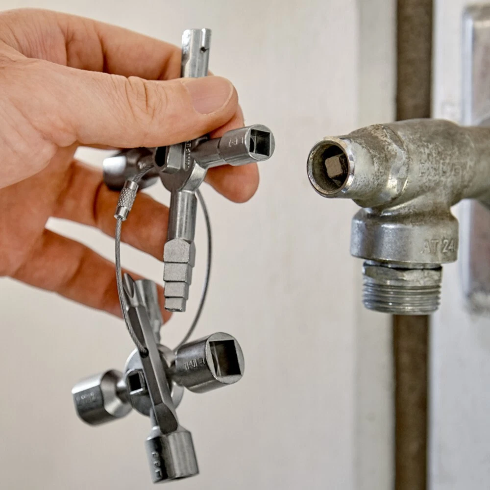 Knipex TwinKey Control Cabinet Key (Electrical, Plumbing, Switchboards) - 001101 - Image 5