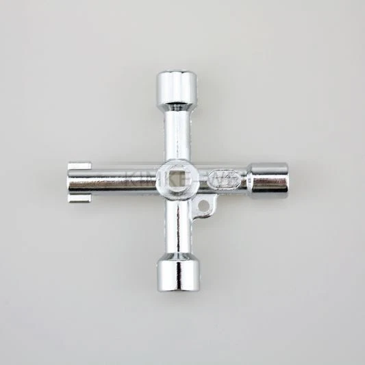 Clé Croix Universelle pour Train Armoire Électrique Ascenseur Triangle Carré Neuf - Image 2