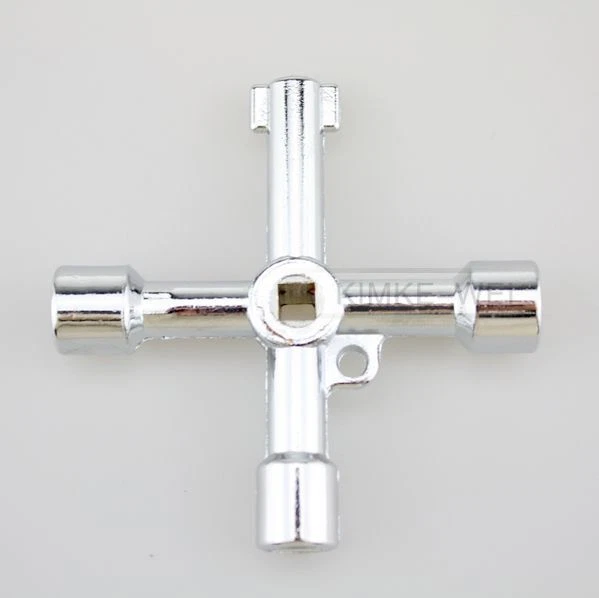 Clé Croix Universelle pour Train Armoire Électrique Ascenseur Triangle Carré Neuf - Image 3