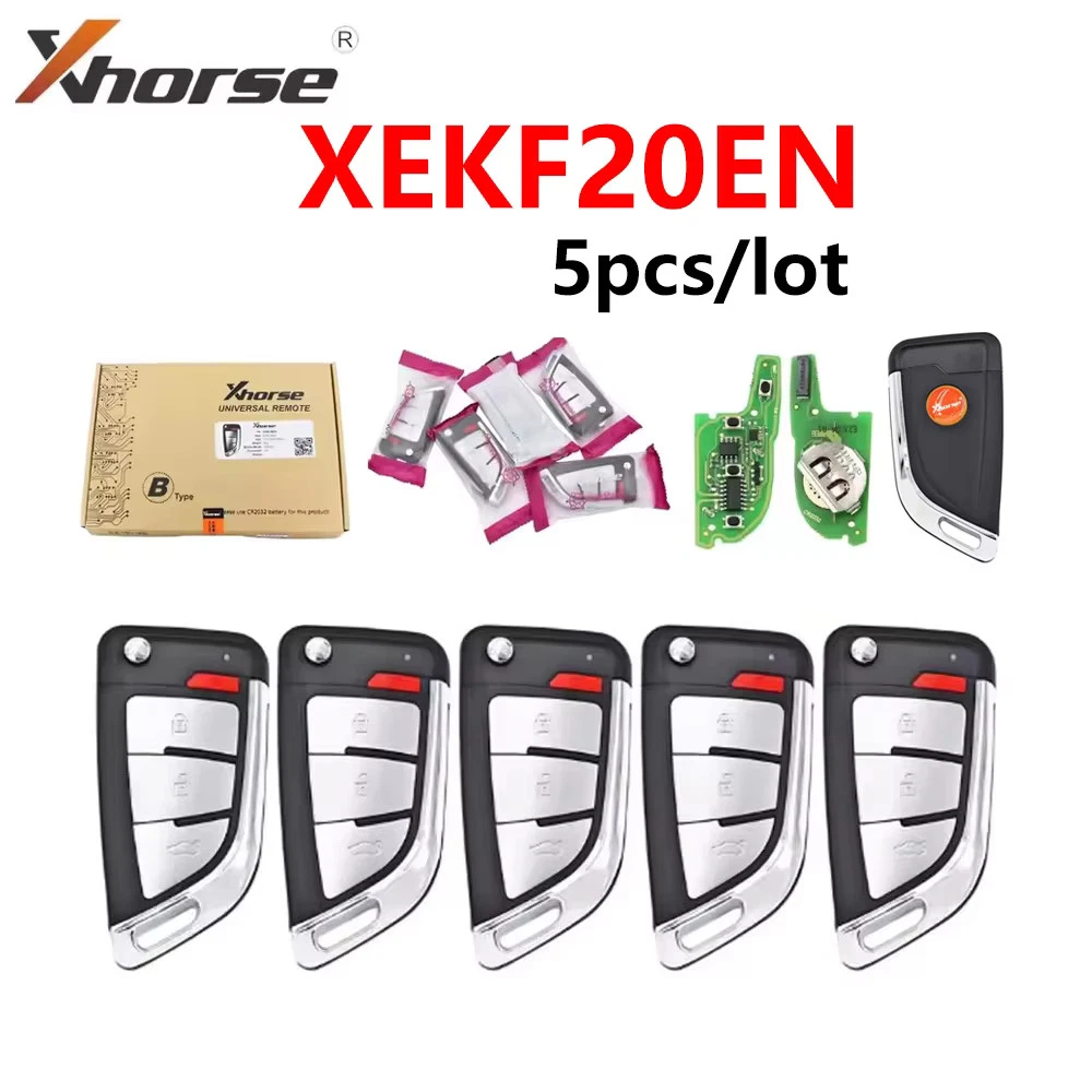 5PCS Original XHORSE Universal VVDI Super Remote Key XE Series XEKF20EN - Image 1