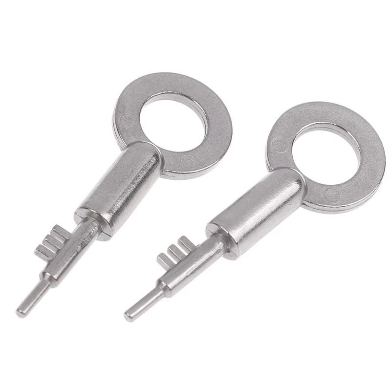 Clé de remplacement sécurité domestique en acier inoxydable serrure à 3 dents clé vierge universelle - Image 11