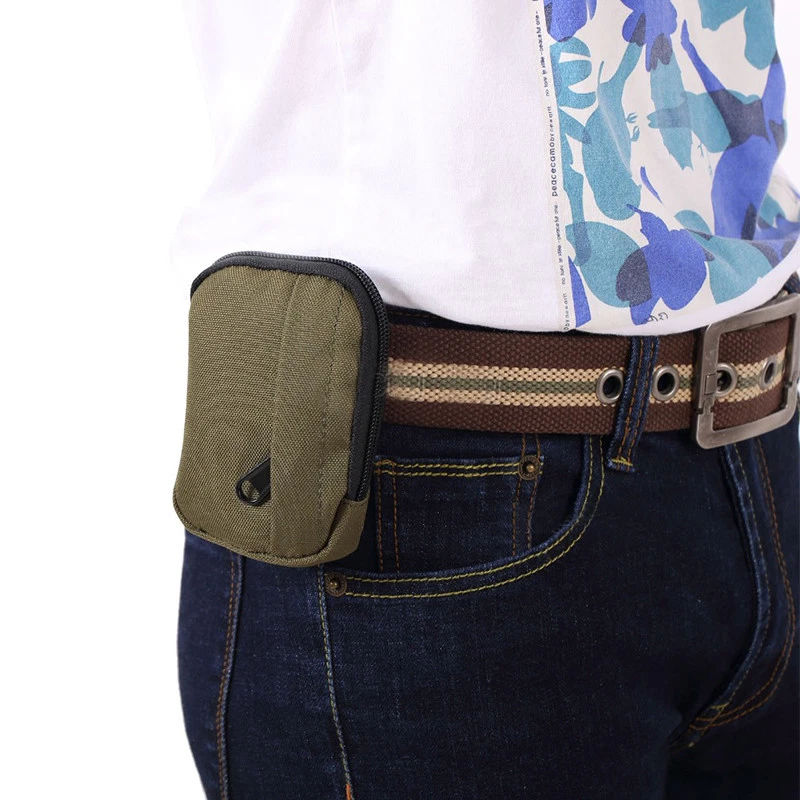 Pochette gadget universelle randonnée camping Molle petit portefeuille clé porte monnaie sacs - Image 14