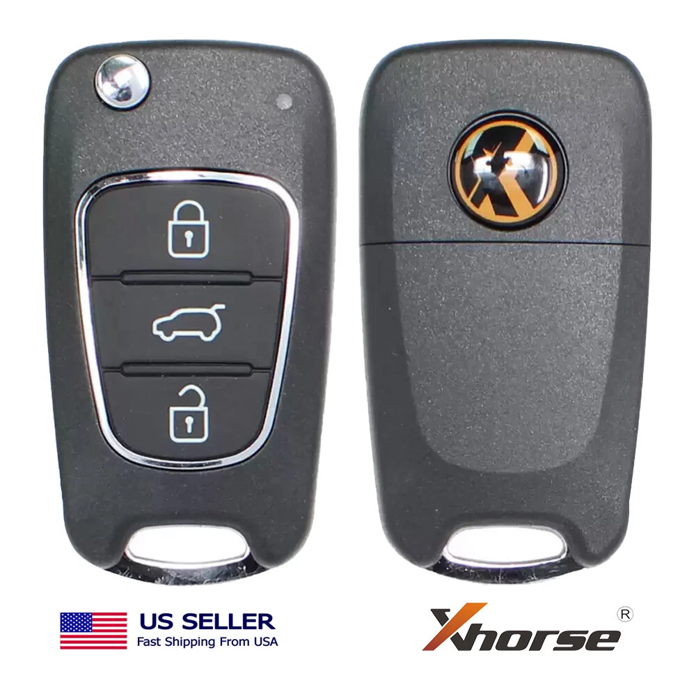 10X Xhorse Clé Télécommande Universelle à Clapet Sans Fil Style Hyundai 3 Boutons XNHY02EN - Image 4