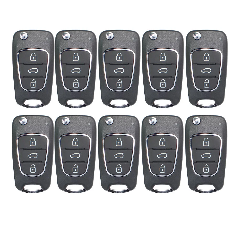 10X Xhorse Clé Télécommande Universelle à Clapet Sans Fil Style Hyundai 3 Boutons XNHY02EN - Image 5