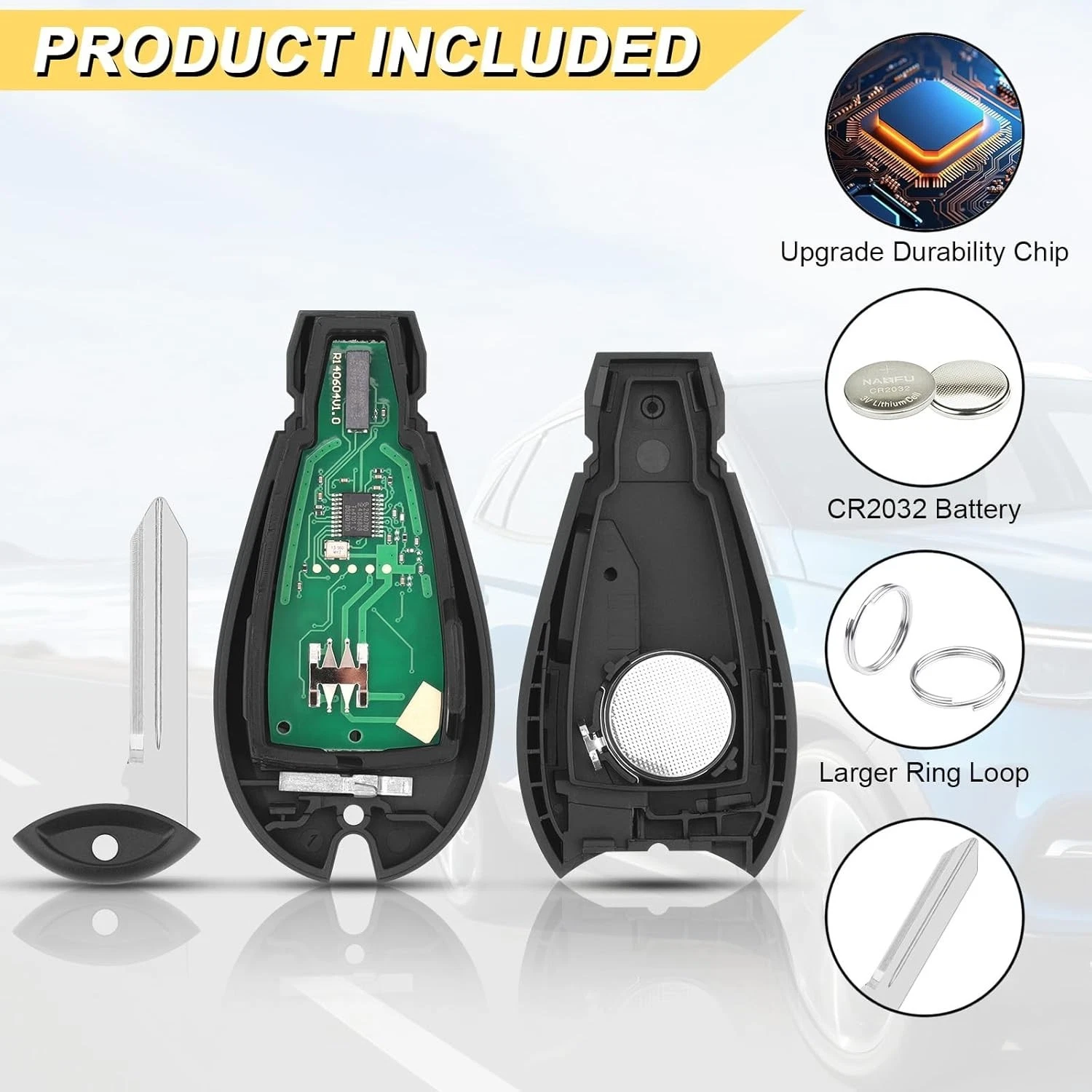 Solution Porte Clé Universel pour Ram 1500/2500/3500 2013-2021 - 2 Télécommandes Clé - Image 7