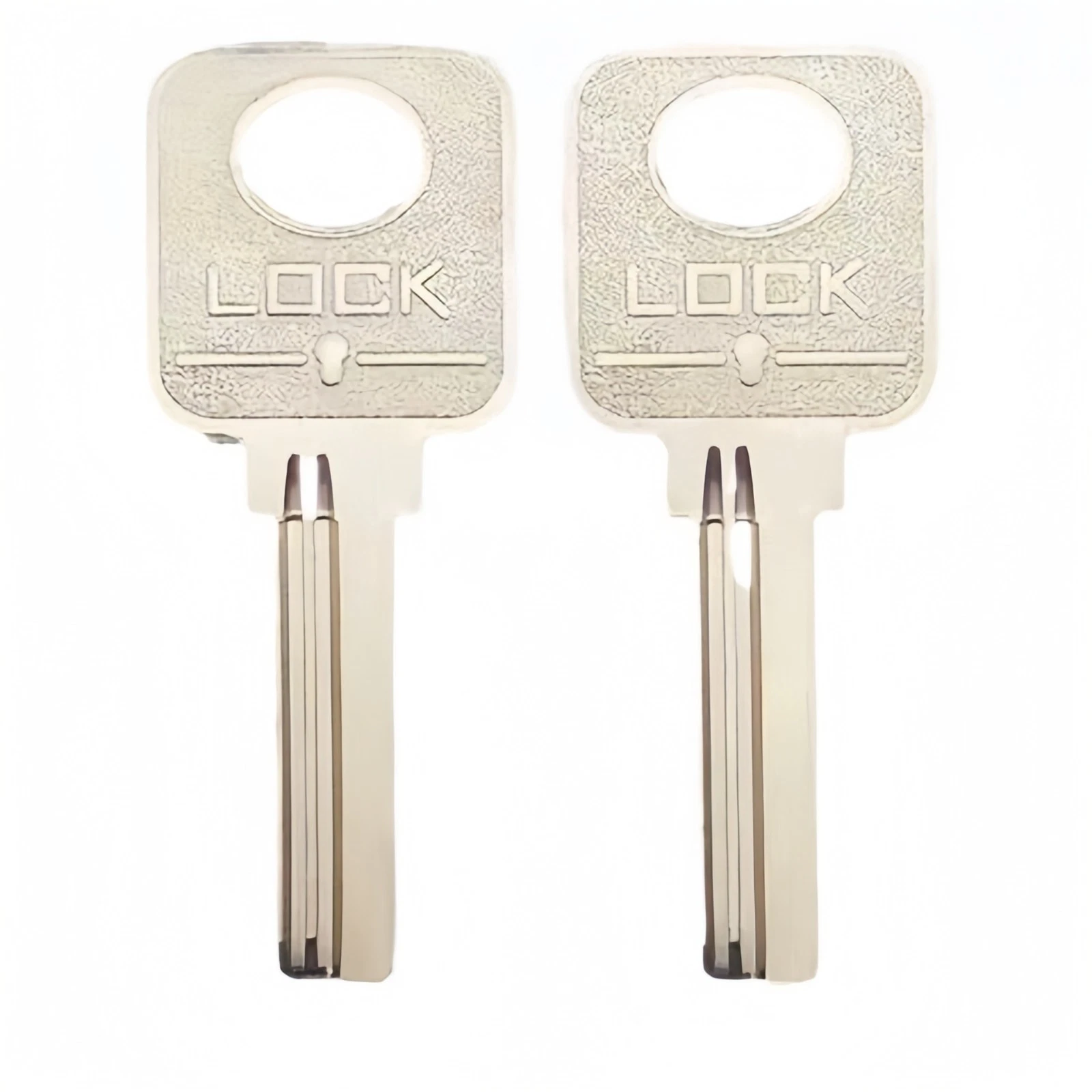 3PCS Clés vierges universelles non coupées pour portes de garage carrées 6 broches et serrures de maison 27,9 mm - Image 6