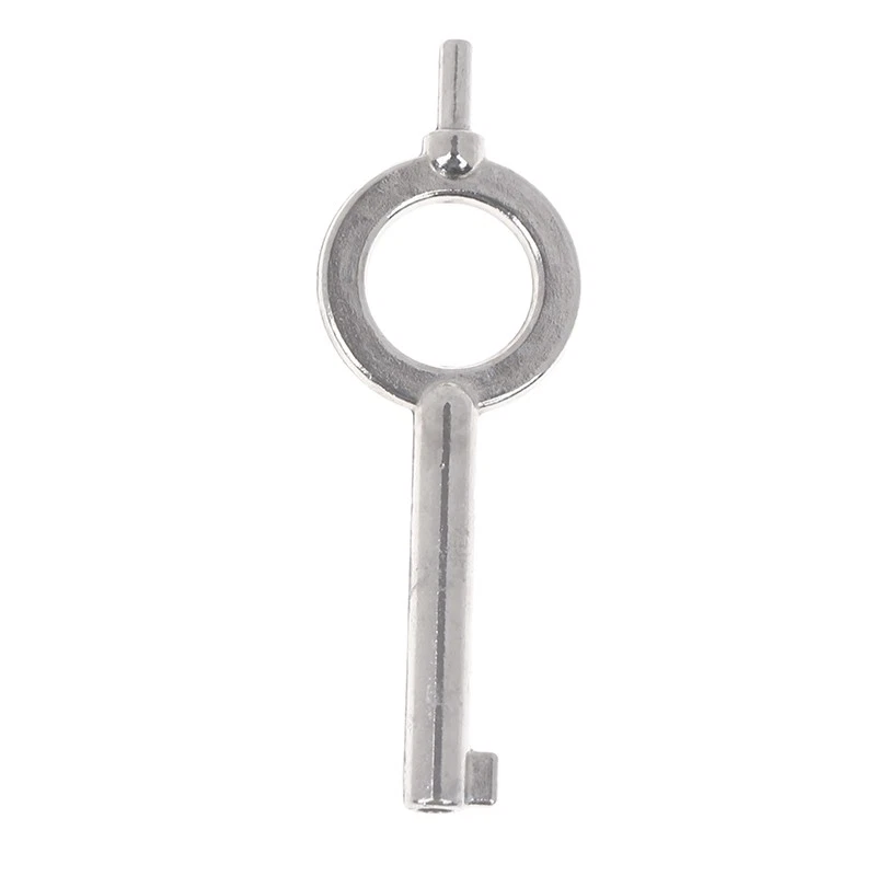 American Style Universal Flat Key Blank Special Key Handcuff Lock Key Keychain - Image 1