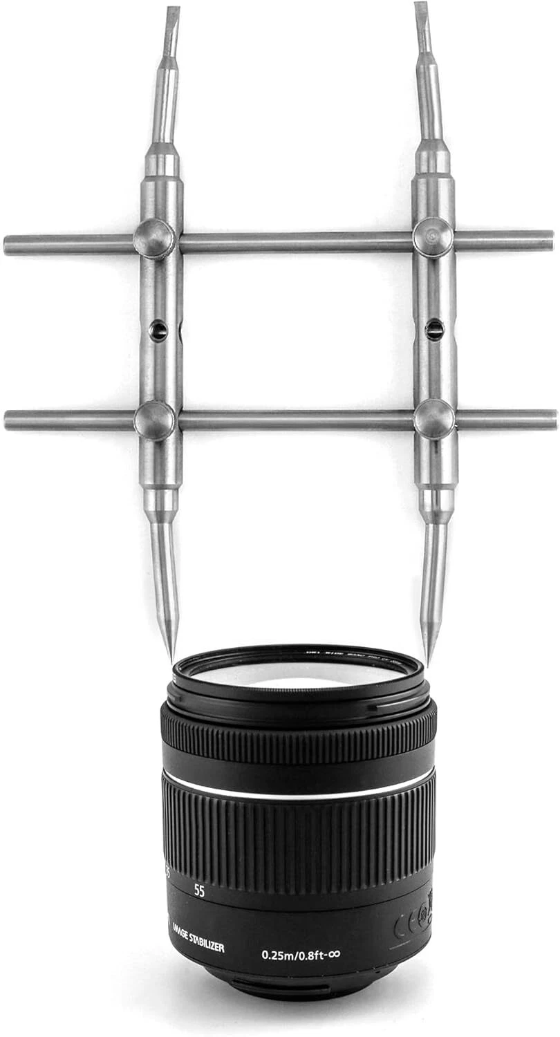 Clé d'objectif, arche double tête, clé courbe, professionnelle - Image 5